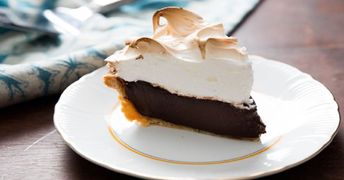 Best EVER Homemade Dark Chocolate Cream Pie