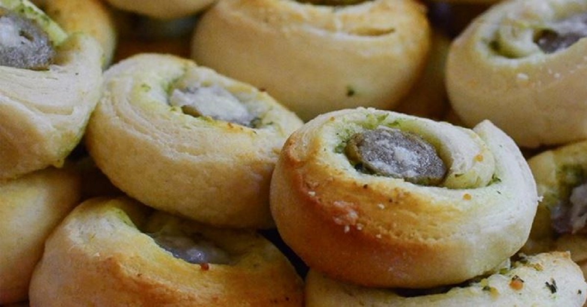 Pesto Sausage Biscuit Bites, “A Whole Lotta Yum!” On Game Day