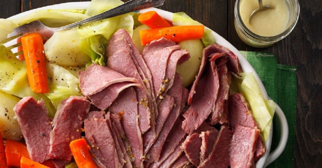 Beer Infused Corned Beef & Cabbage Dinner Eat Out Loud
